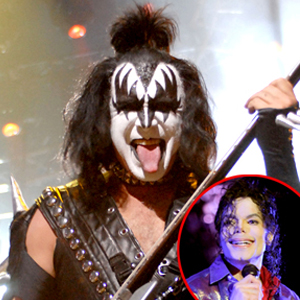Gene Simmons, KISS, Michael Jackson Gene Simmons, KISS, Michael Jackson